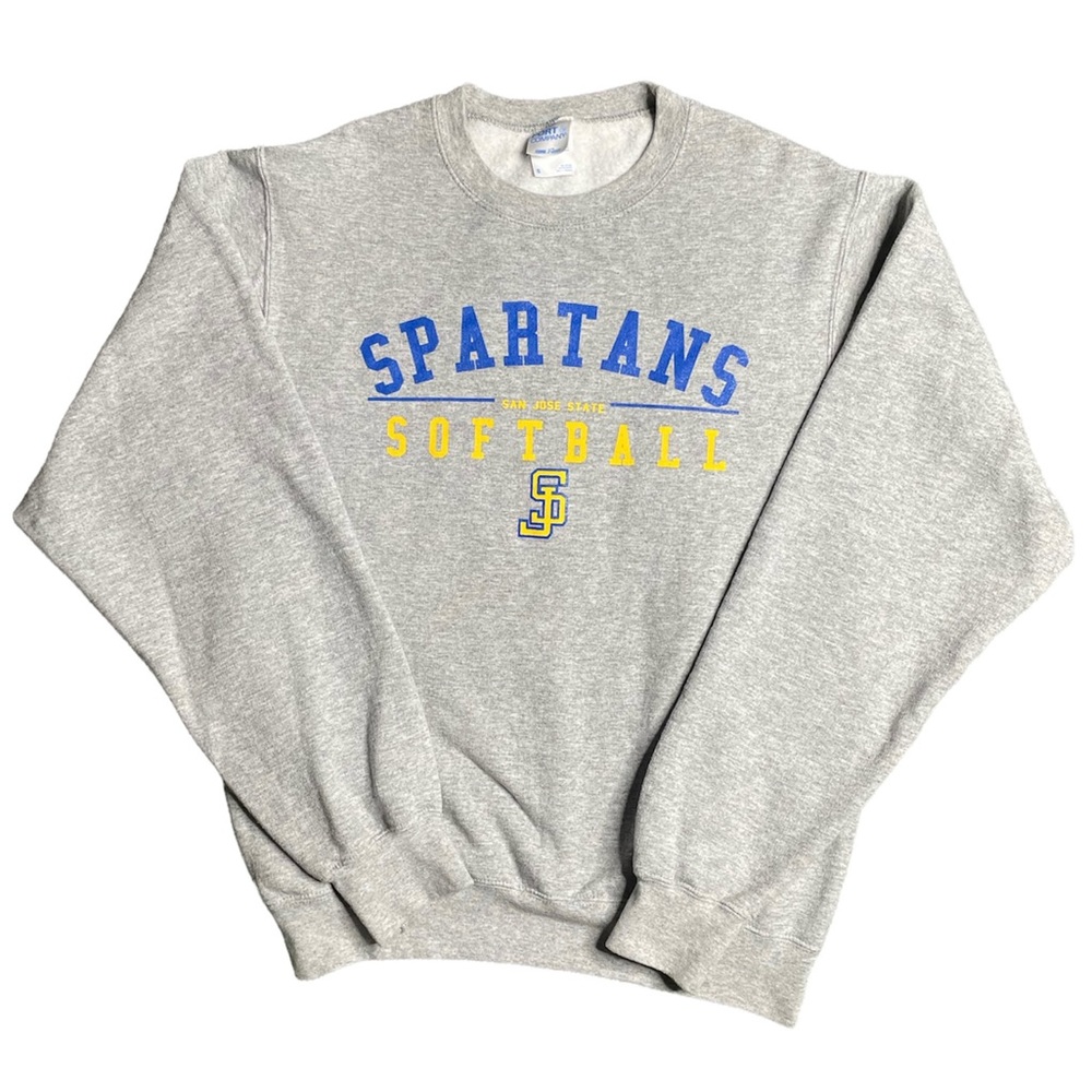 San Jose State University Softball crewneck sweater pullover sweatshirt